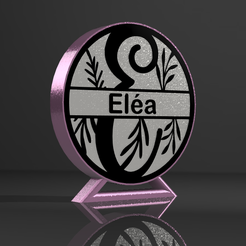 1.png Eléa First Name Lamp
