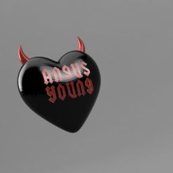 ACDC-Coeur-angus-young-v1.jpg OBJ file angus young heart acdc・3D print object to download, remus59