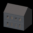 House-3-no-damage-2.png WWII Tabletop Terrain Set 28mm scale (3D Printable Files) - Based on real buildings from Carentan, France
