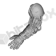 bionic_open_left.png 28mm Maßstab Sci-fi Space Warrior Bionic Arms