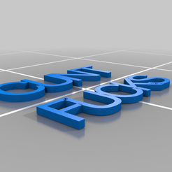 CFs.png Fichier 3D gratuit C**T FU**S・Idée pour impression 3D à télécharger
