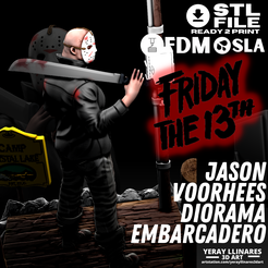 1.png Jason Voorhees Friday the 13th Diorama Embarcadero