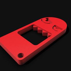 3D Printable Bottle opener, one handed  Flaschenöffner, Einhandöffner by  3D Printer Karlsruhe Prusa i3