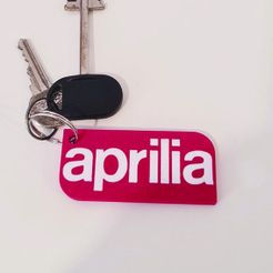 Aprilia-I-Print.jpg Keychain: Aprilia I
