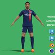 Goncalo_1.jpg 3D Rigged Goncalo Ramos PSG 2024