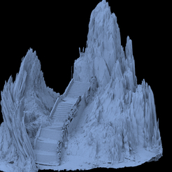 untitled.3271.png Fichier OBJ Passerelle Fantasy Cliffs 1・Objet imprimable en 3D à télécharger