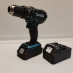 m1.png Fichier 3D Batterie Makita (18650)・Modèle pour impression 3D à télécharger