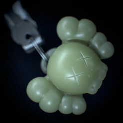 STL file BearBrick Keychain・3D printing model to download・Cults