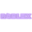BlackBlue - Roblox v2.stl 3D MULTICOLOR LOGO/SIGN - Roblox (Two Versions)