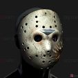 001e.jpg Jason Voorhees Mask - Friday 13th Movie 1988 - Horror Halloween Mask