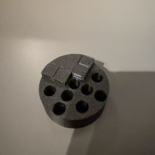 🟣 Circle Frag Plug Holder for Zoanthids & Zoa Frag・ STL File for 3D ...