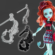 Monster-high-earring-Lorna-replacement-doll-toy.png Monster high pendiente Lorna reemplazo muñeca de juguete