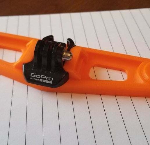 GoPro tray handle with clip - 3D model önizlemesi