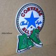 zapatillas-converse-allstar-cartel-letrero-logotipo-rotulo-impresion3d-joven.jpg Sneakers, converse, allstar, green, sign, signboard, logo, sign, print3d, young, vintage, sneakers, men, women, men, women