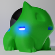F.png ALEXA ECHO DOT HOLDER SUPPORT BASE BULBASAUR INSPIRED