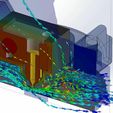Temperatur-03.jpg Archivo STL Conducto de ventilación Sovol SV06 4020 - CFD optimizado・Idea de impresión 3D para descargar
