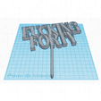 Topper-Funny-16-Fucking-forty.png Funny - F*cking forty - Cake Topper