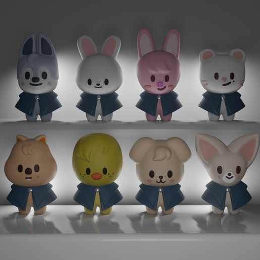 Stray Kids SKZOO FoxI.Ny MAGIC SCHOOL 3点 STRAY KIDS - [MAGIC SCHOOL] SKZOO PLUSH MINI Ver – K Stars