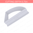 1-4_Of_Pie~2.75in-cookiecutter-only2.png Slice (1∕4) of Pie Cookie Cutter 2.75in / 7cm