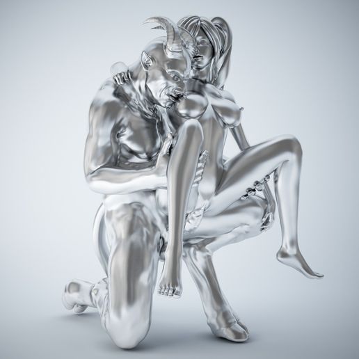 Sexy 3d printing 197 Preview002.jpg Download file Devil and girl • Design to 3D print, XXY2018