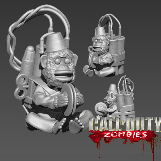 Monkey Bomb 3D Model Call of Duty Black Ops Zombies