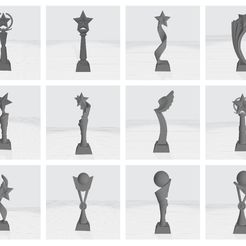 FotoJet.jpg STL file Cup Trophy 3D Model 3D print model・Model to download and 3D print