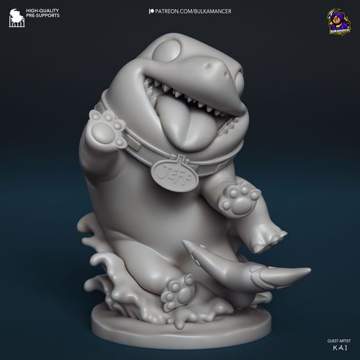 🦈 Jeff the Land Shark | Marvel Rivals | 85mm・ 3D File for 3D
