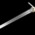 Preview03.png Geralt Steel Sword - Netflix Version 3D print model
