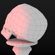 Skull-table2_Wire0043.png Human Skull Low Poly