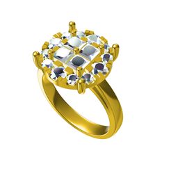 RG27140   - Copy.jpg STL file Exclusive Jewelry CAD Model For Wedding RIng・3D printer design to download, VR3D