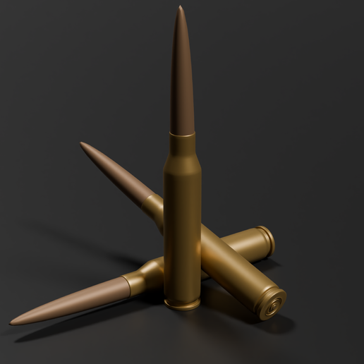 🔫 Bullet・ OBJ File for 3D printing・Cults
