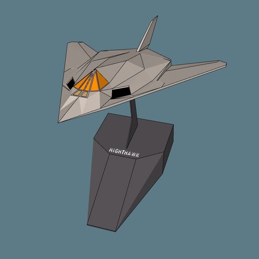 AIR PLANE NIGHTHAWK 2025 3D model