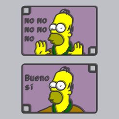 NONO.jpg Homer Simpson Latino keychain. No no no no no no no. Well yes