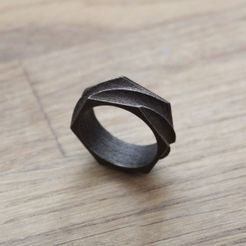 nori_bronze2.jpg STL-Datei Primal Engineer Ring kostenlos・3D-druckbares Objekt zum herunterladen