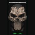 17.JPG Death Mask - Darksiders 3D print model