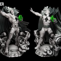 Say * >) ae RTA 3 res PATREON.COM/3DWICKED TERM NEXT Archivo 3D Wicked Marvel Mr. Sinister Sculpture: Tested and ready for 3d printing・Diseño de impresión en 3D para descargar, Wicked