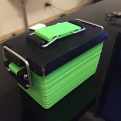 Capture d’écran 2017-12-29 à 11.38.47.png Бесплатный STL файл Mini Ammo Can (Survival Tin)・3D-печатная модель для скачивания