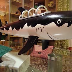 Tintin submarino tiburón