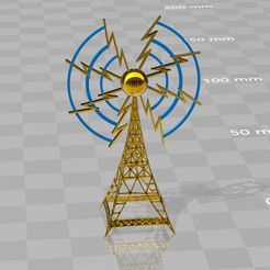 radiotower-broadcast1.jpg STL file Radiotower broadcasting・3D printing model to download