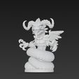 Naga-Sentinel-17.jpg Naga Sentinel - Criatura fantástica mitad serpiente mitad dragón Modelo de impresión 3D