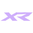 Logo XR.stl Длинная рукоятка сцепления XR 125/150/250