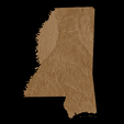 3.png Topographic Map of Mississippi – 3D Terrain
