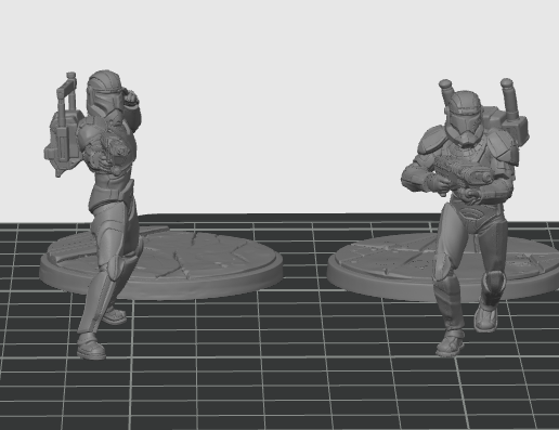 Commando squad Delta clones