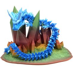 Crystal-Stand-A.jpg Crystal Display Stand for Articulated Dragons