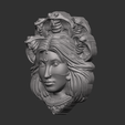 ZGrab04.png Manasa Devi Snake Goddess Bas Relief 3D Model