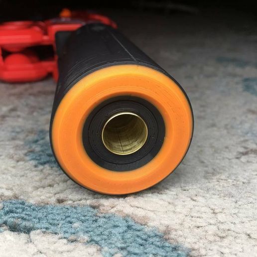 EZ Brass Barrel / in-line mag for TKO - 3D model önizlemesi