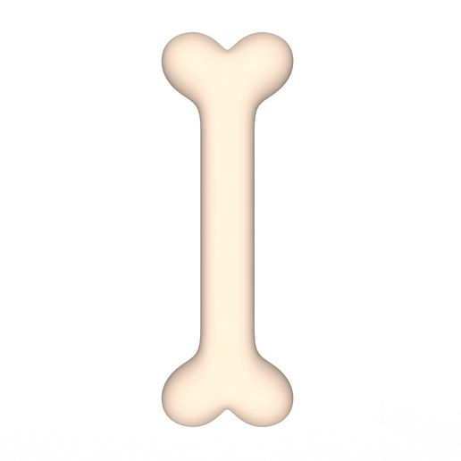 Dog Bone Cartoon 3D model