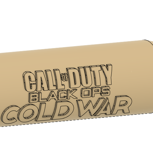 Download STL file CALL OF DUTY COLD WAR KEY RING • Object to 3D print ・ Cults