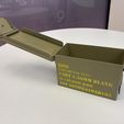 IMG_6678.jpg M2A1 .50 Cal Ammo Box — highly detailed 3D printable replica