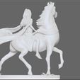 19.jpg Elsa on horse white dress FROZEN2 disney girl princess 3D print model